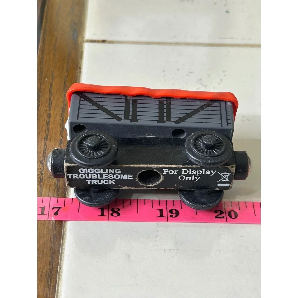 Thomas Wooden Railway Giggling Troublesome Truck Grey Orange Train Car